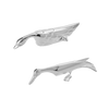 Christofle Les Collections Historiques Silver Plated 2 Knife Rests Pelican And Swan Gallia