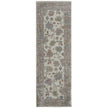 Feizy Dartmouth 39QJF Transitional Floral & Botanical Rug in Ivory/Brown/Blue