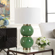 Uttermost Banner Green Spheres Table Lamp