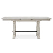 Magnussen Home Bronwyn Alabaster Extendable Rectangular Dining Table