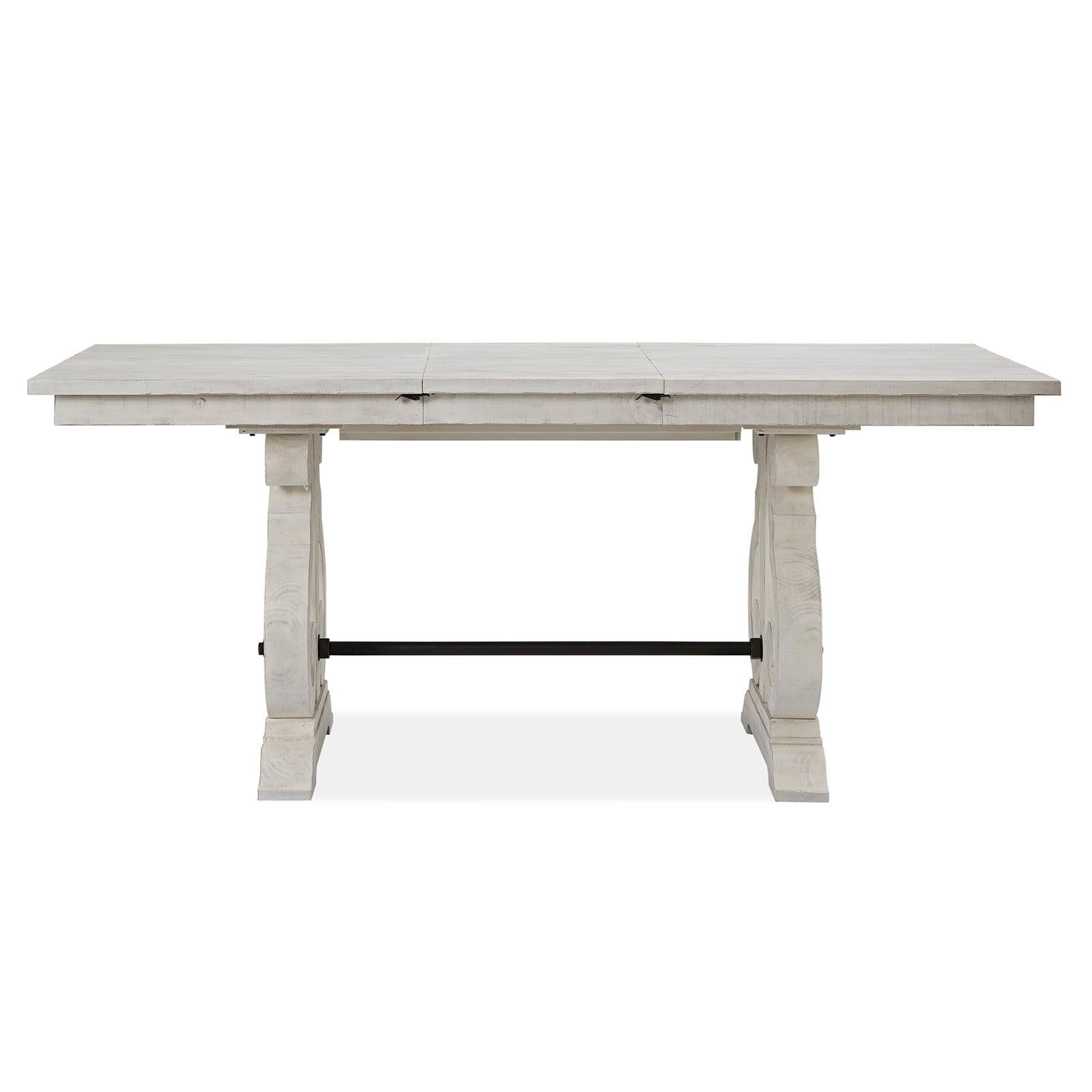 Magnussen Home Bronwyn Alabaster Extendable Rectangular Dining Table