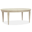 Magnussen Home Newport Alabaster Extendable Dining Table