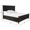 Magnussen Home Westley Falls Graphite Panel Bed