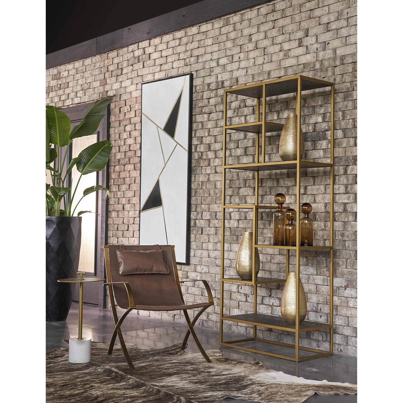 Sunpan Geometric Relation Black Floater Frame