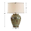 Uttermost Olisa Brown Green Table Lamp