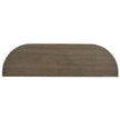 Magnussen Home Bosley Lt. Brown Porpoise Demilune Console