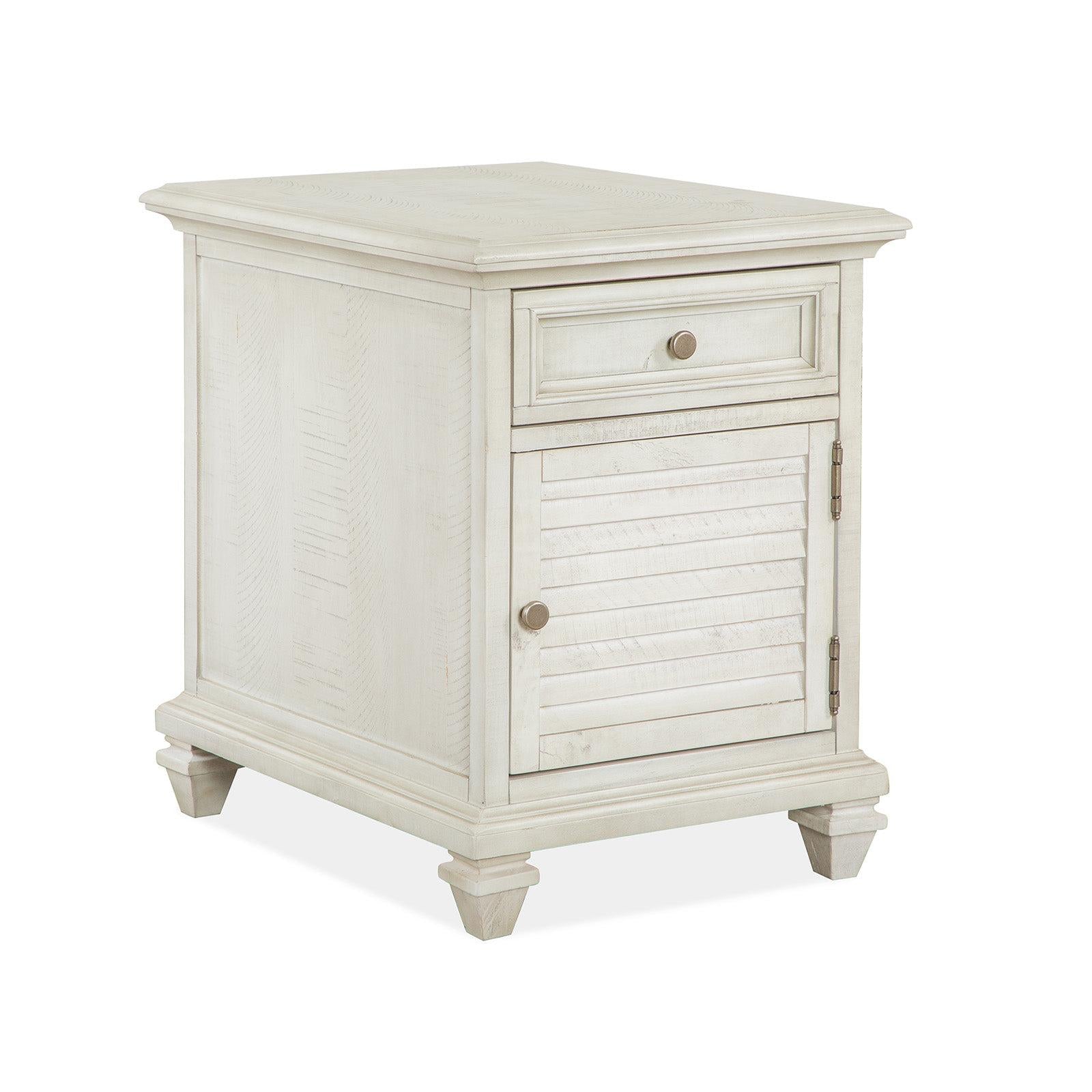 Magnussen Home Newport Alabaster End Table