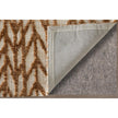 Feizy Colton 8A55F Modern Chevron Rug in Brown/Tan