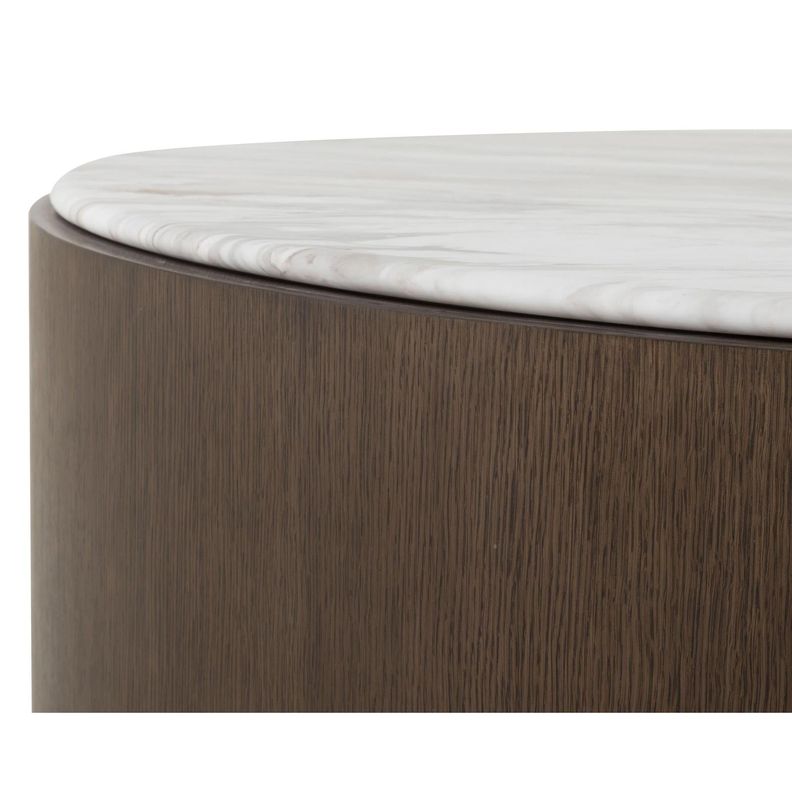 Century Furniture Carino Round Cocktail Table - Marble Top