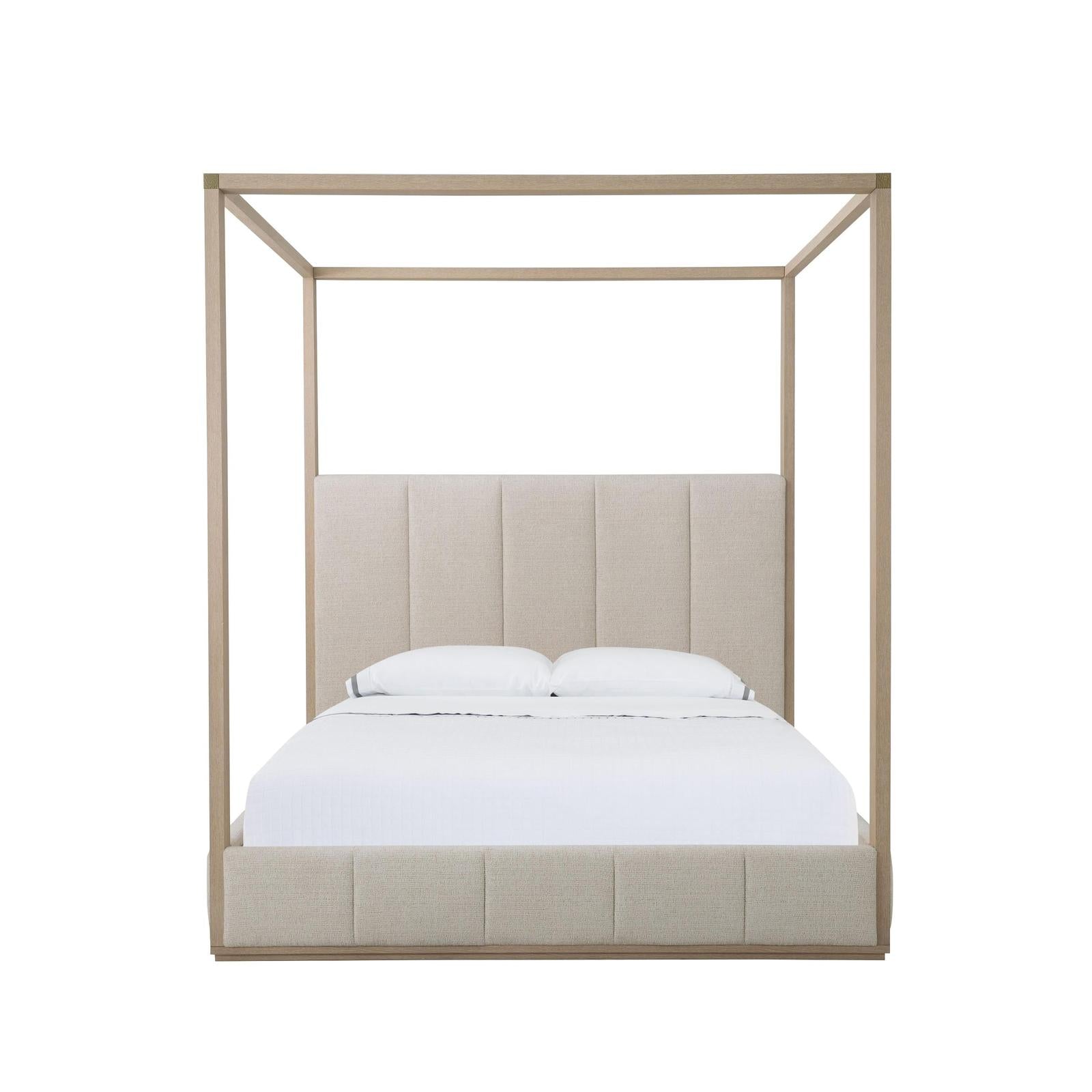 Century Furniture Carino Upholstered Canopy Bed - King