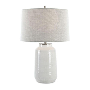 Uttermost Odawa White Farmhouse Table Lamp