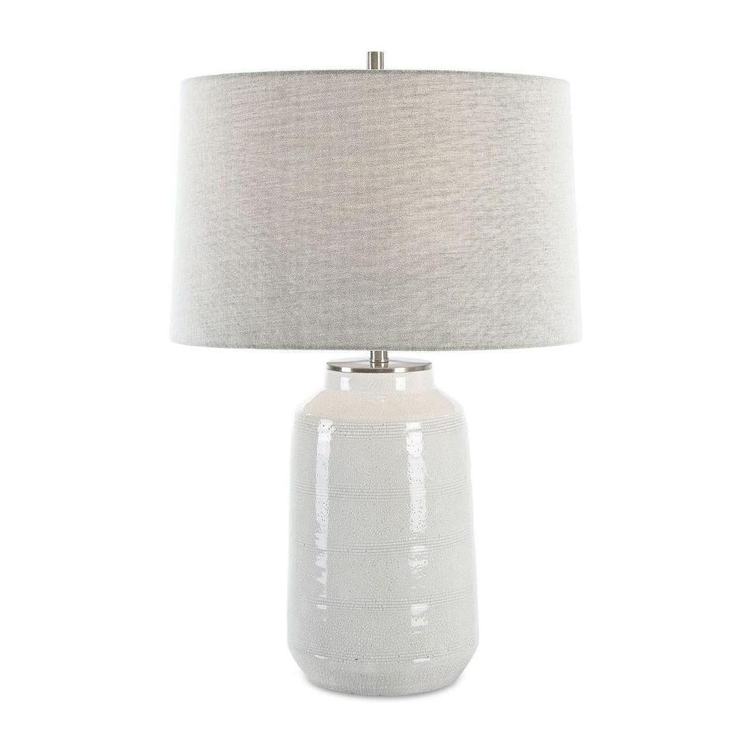 Uttermost Odawa White Farmhouse Table Lamp