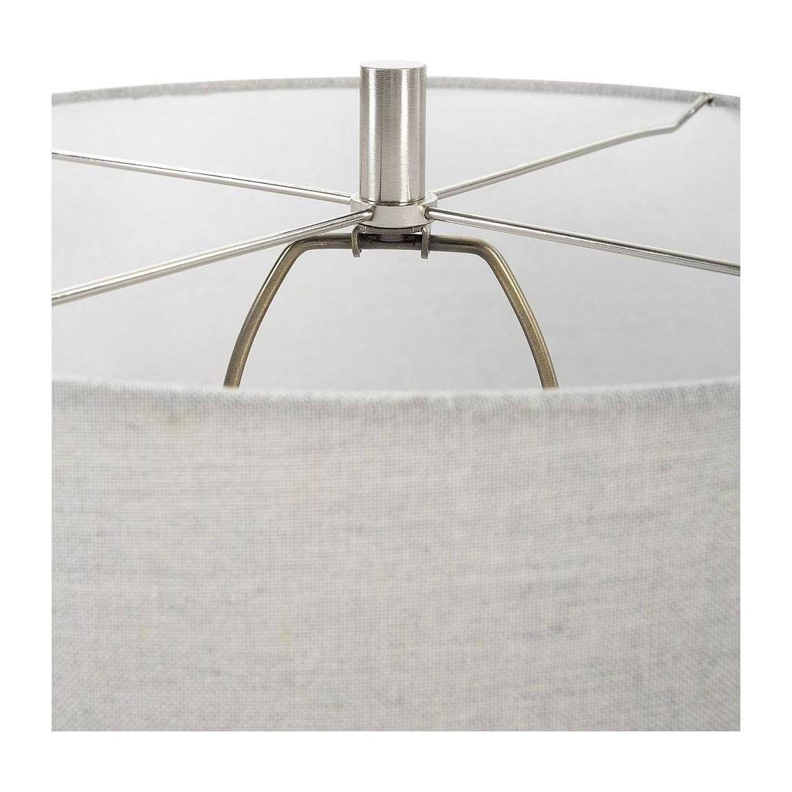 Uttermost Odawa White Farmhouse Table Lamp