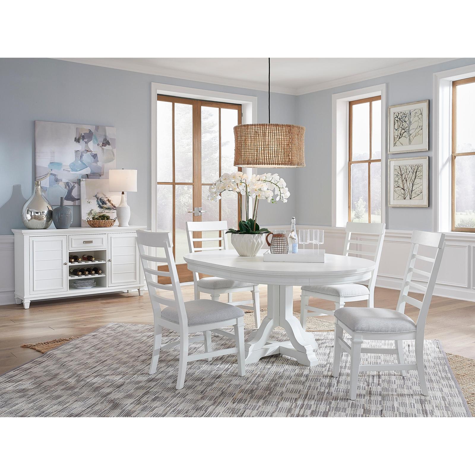 Magnussen Home Charleston Extendable Round Dining Table