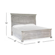 Magnussen Home Bronwyn Alabaster Panel Bed