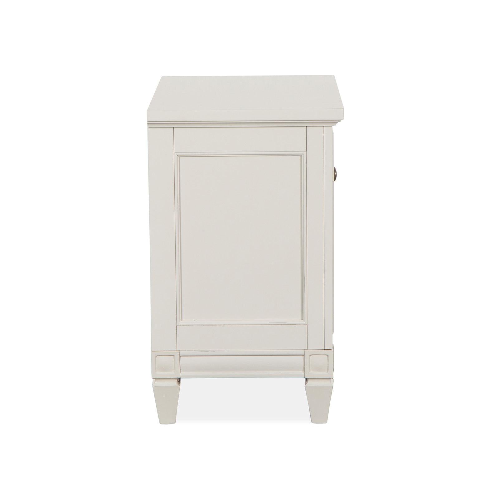 Magnussen Home Willowbrook Egg Shell White Nightstand