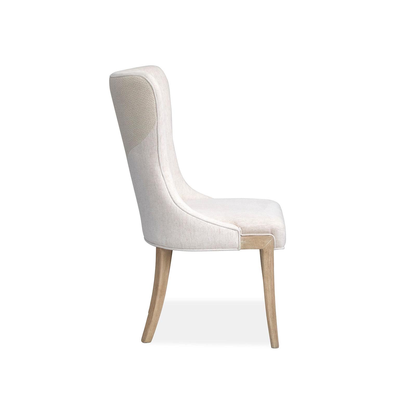 Salt Life Home Sunset Cove Sanibel Brown Upholstered Host Chair Two Pack