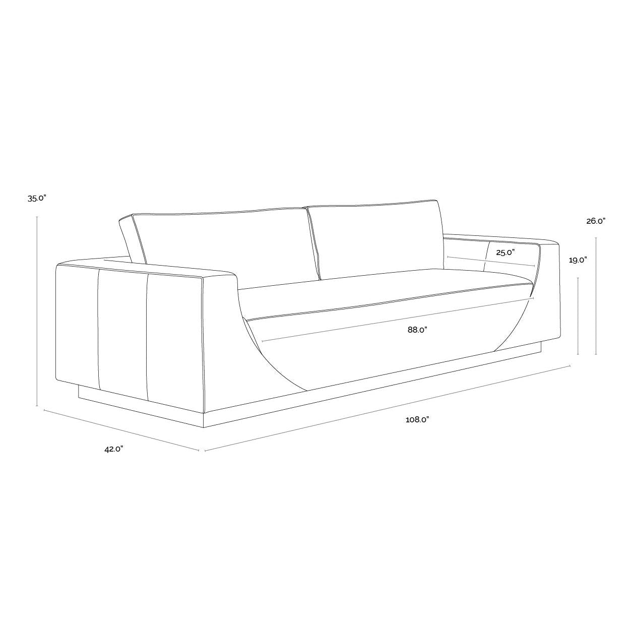 Sunpan Anakin Sofa