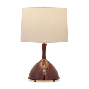 Uttermost Colette Burgundy Table Lamp