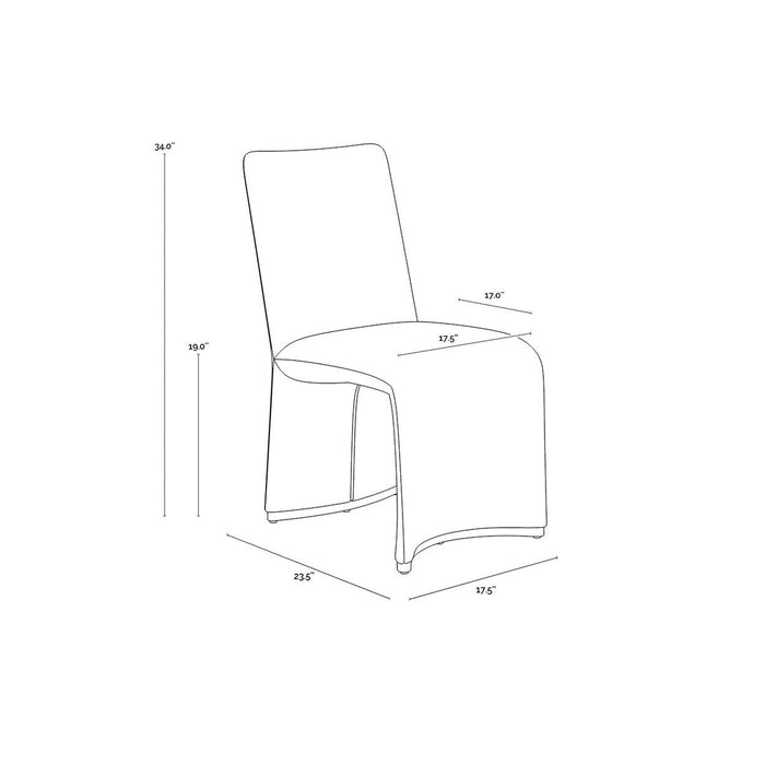 Sunpan Iluka Dining Chair - Set of 2