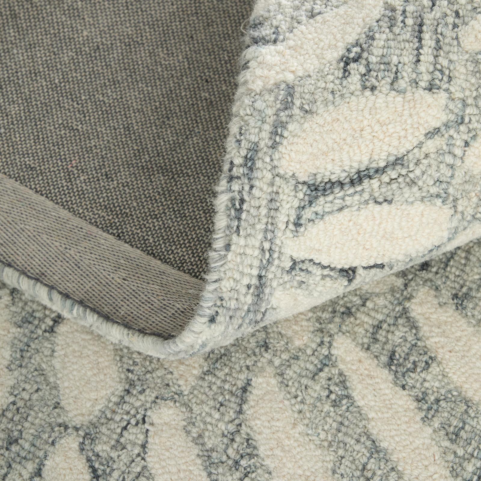 Feizy Wallace 8A38F Modern Floral & Botanical Rug in Gray/Ivory