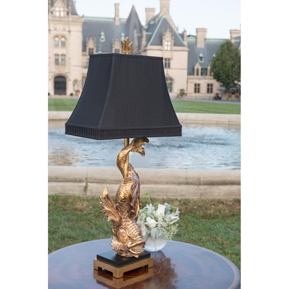 Wildwood Imperial Gold Dragon Lamp