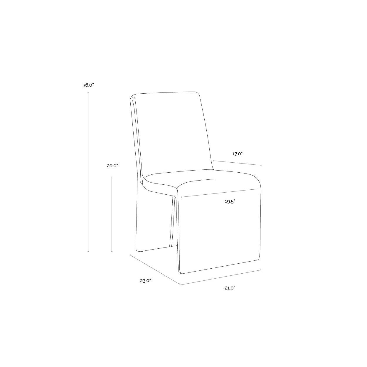 Sunpan Cascata Dining Chair