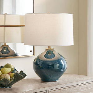 Uttermost Corrine Deep Blue Table Lamp