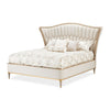 Michael Amini St. Charles Upholstered Bed - Dove Gray