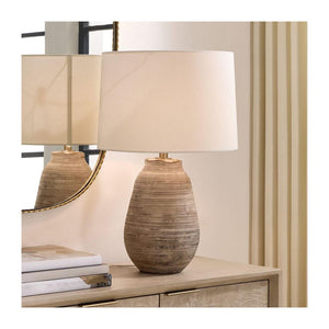 Uttermost Tonachio Etched Urn Table Lamp