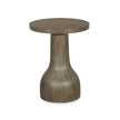 Magnussen Home Bosley Lt. Brown Porpoise Round Accent Table