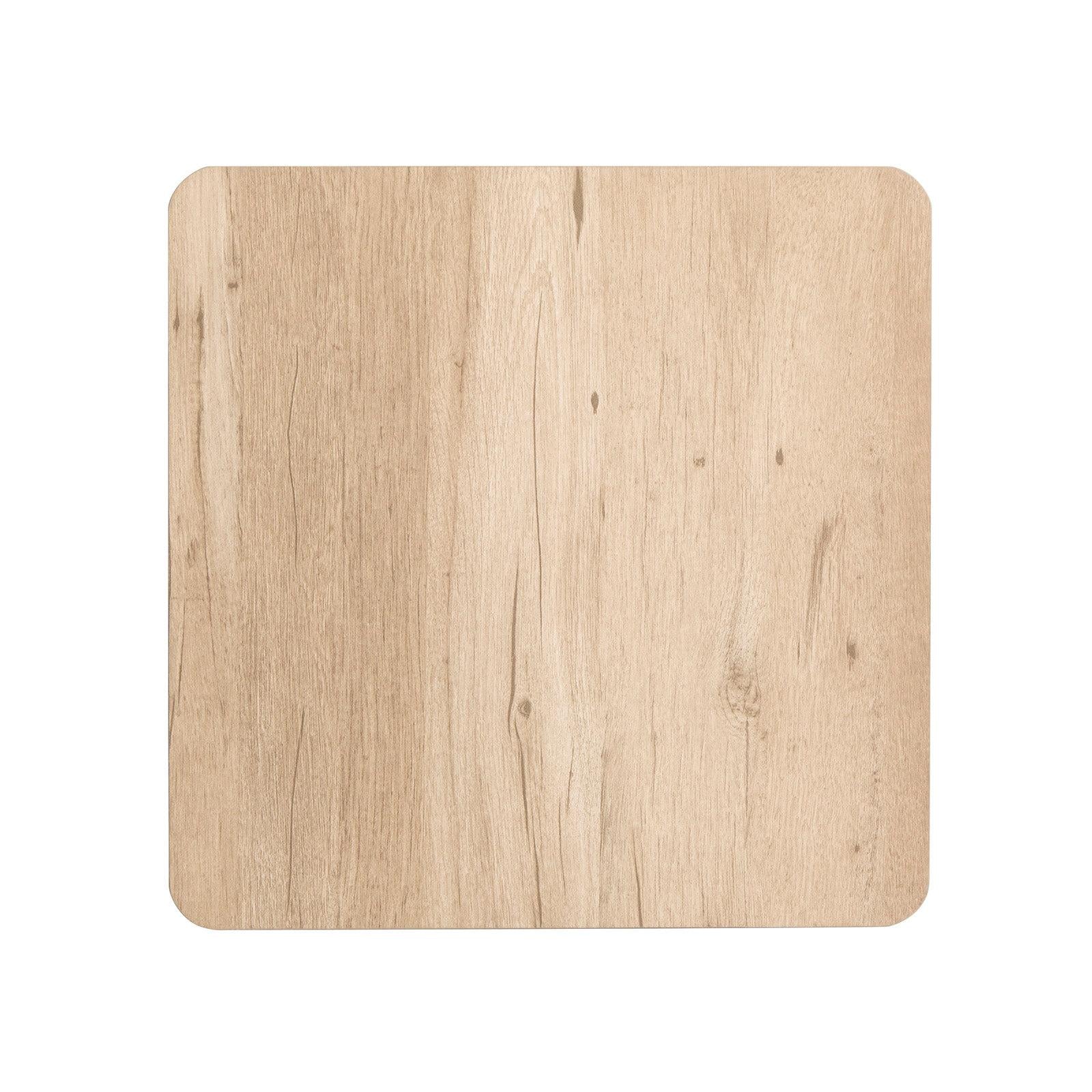 Magnussen Home Fletcher Driftwood Square Accent Table