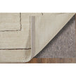 Feizy Agape 69H7F Modern Abstract Rug in Ivory/Brown