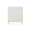 Villa & House Barrett 3-Drawer Side Table with Glass Top