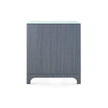 Villa & House Barrett 3-Drawer Side Table with Glass Top