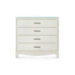 Villa & House Barrett Large 4-Drawer with Glass Top