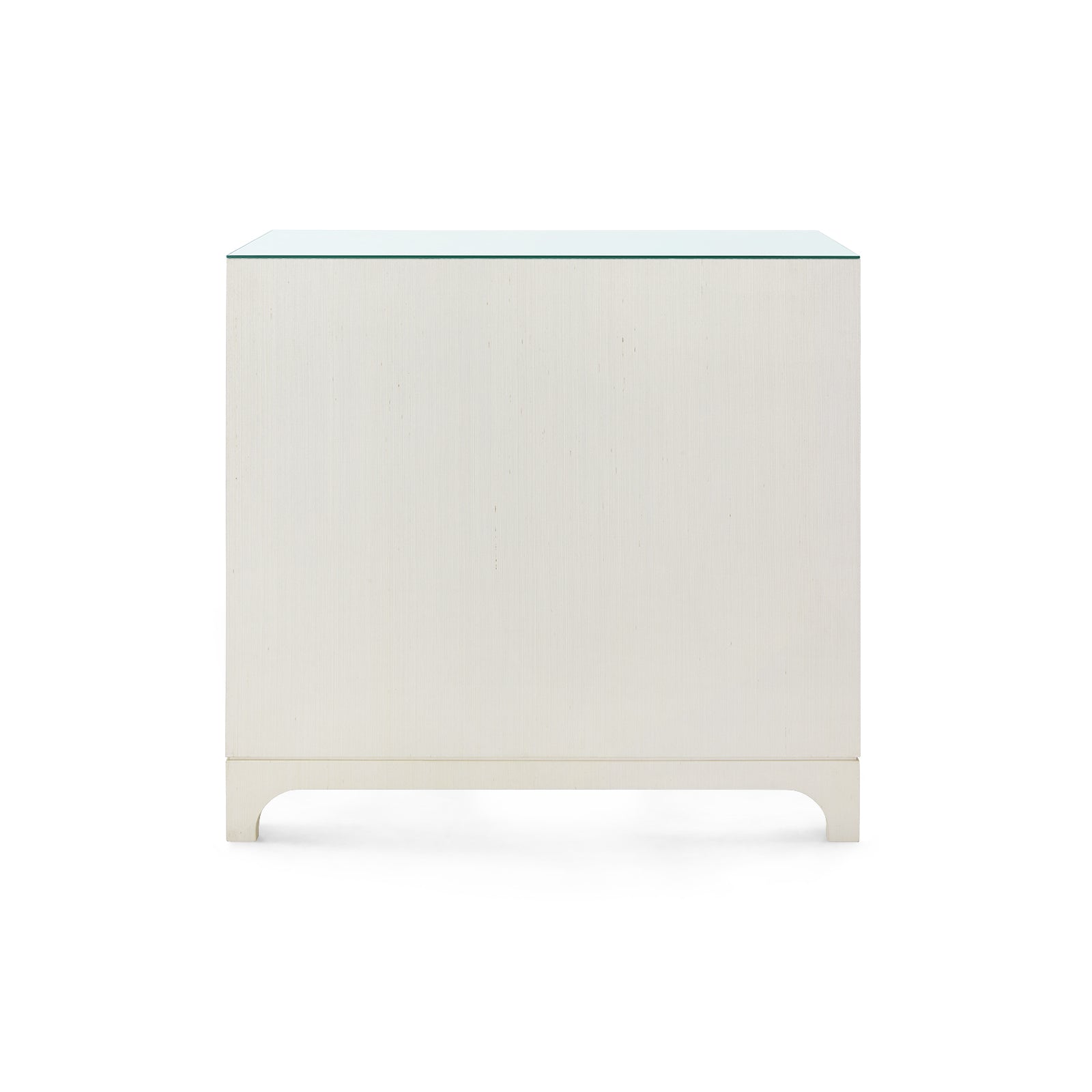 Villa & House Barrett Large 4-Drawer with Glass Top