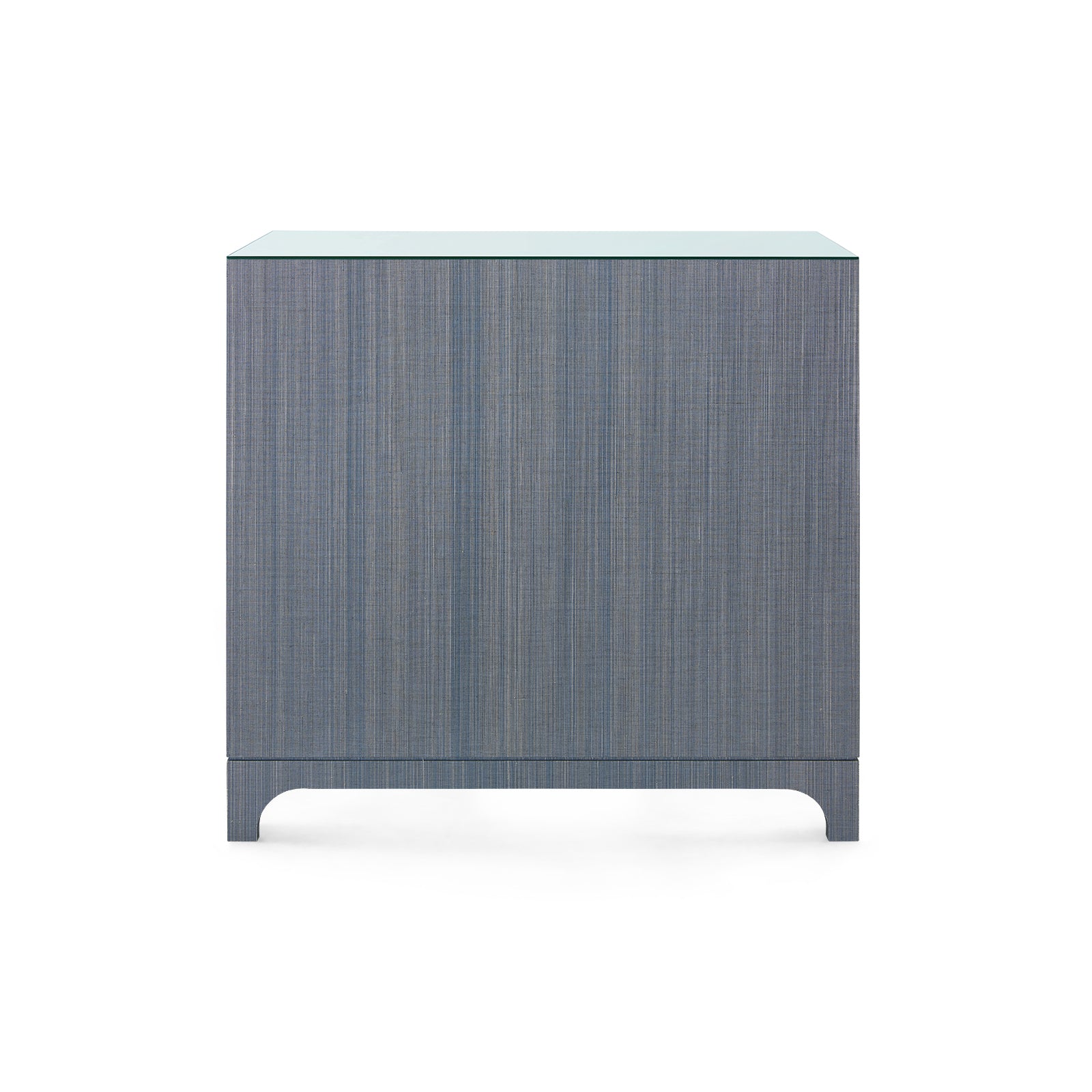 Villa & House Barrett Large 4-Drawer with Glass Top