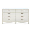Villa & House Barrett Extra Large 8-Drawer with Glass Top