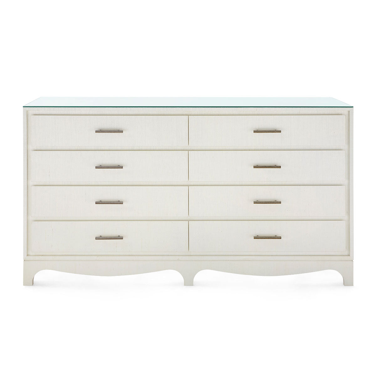 Villa & House Barrett Extra Large 8-Drawer with Glass Top