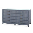 Villa & House Barrett Extra Large 8-Drawer with Glass Top