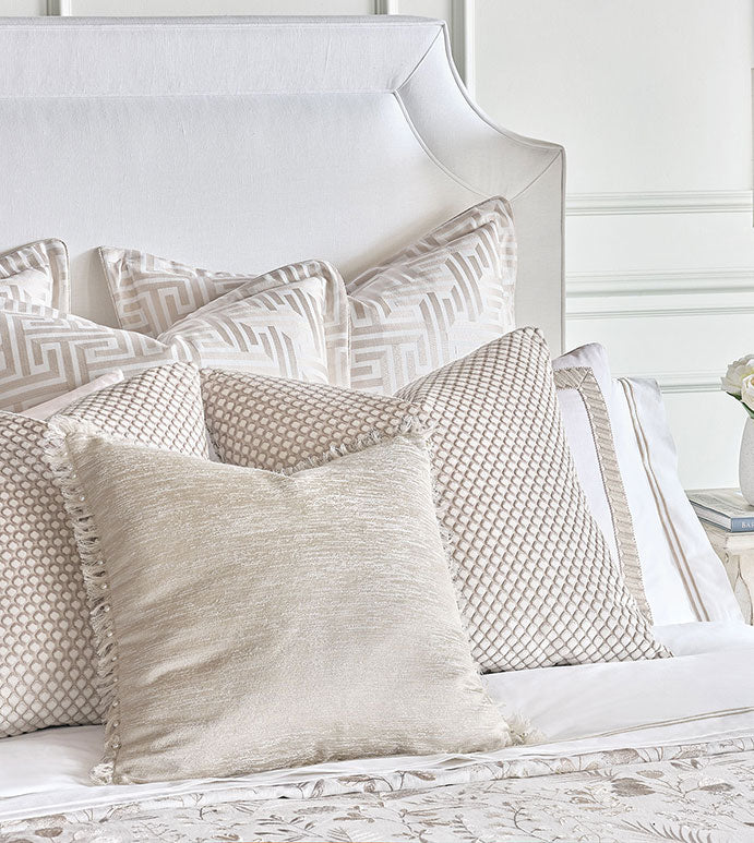 Eastern Accents Sussex Greek Key Euro Sham