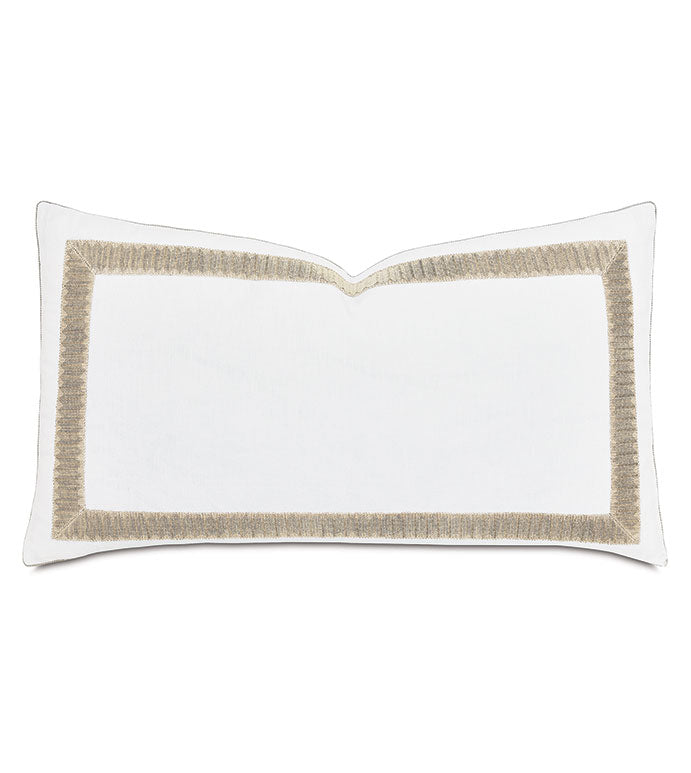 Eastern Accents Sussex Metallic Border Sham