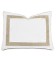 Eastern Accents Sussex Metallic Border Sham