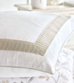 Eastern Accents Sussex Metallic Border Sham
