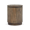 Magnussen Home Baisden Tobacco Round Accent End Table
