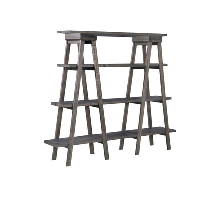 Magnussen Home Sutton Place Weathered Charcoal Bookshelf