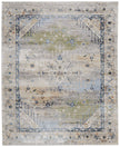 Feizy Melrose 39NZF Rug in Ivory/Green