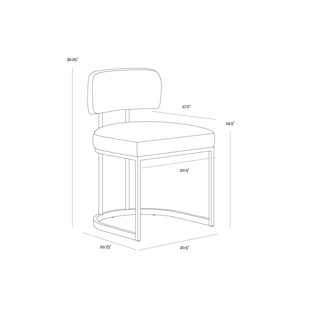 Sunpan Larissa Dining Chair