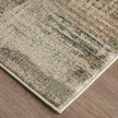Feizy Eden 39QWF Modern Abstract Rug in Ivory/Gray/Green